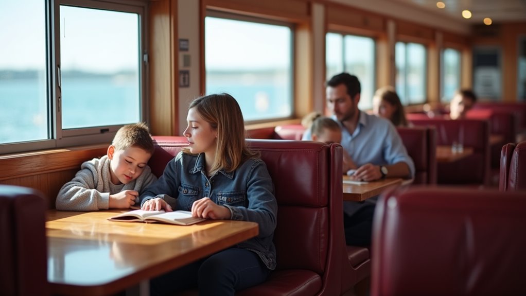 luxury ferry cabin amenities