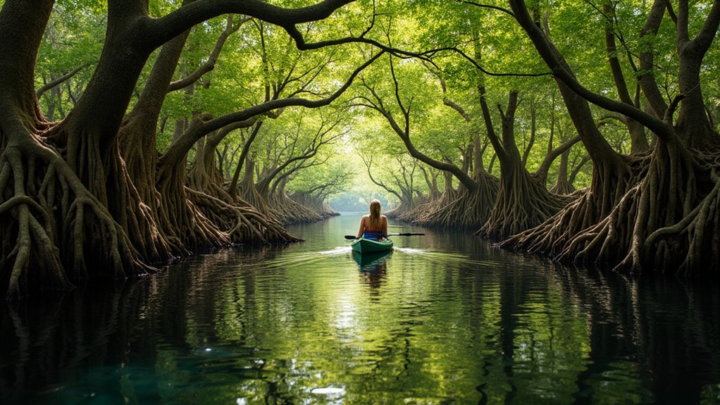mangrove boat and canoe tour