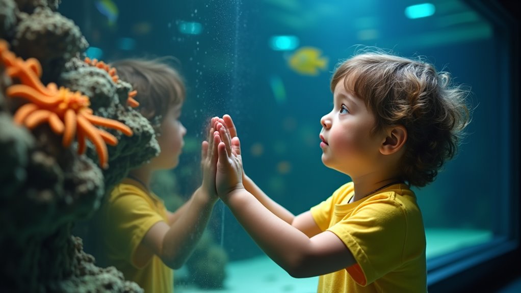 marine life interactive exhibits