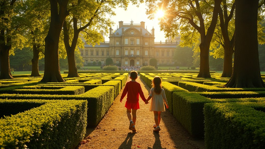 mazes gardens thames views