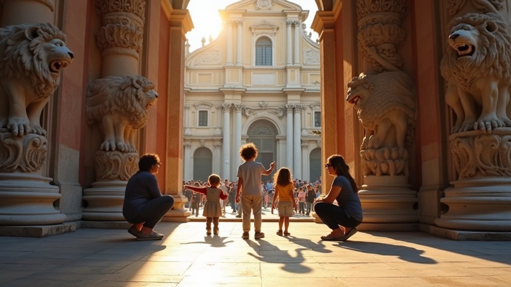 medieval animal carvings and frescoes