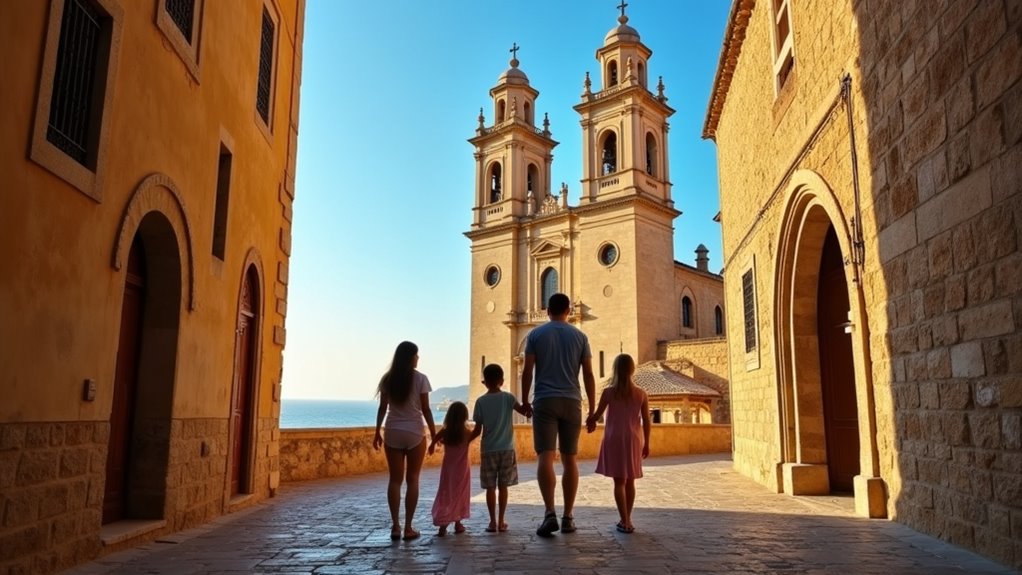medieval cathedral mosaic cloister