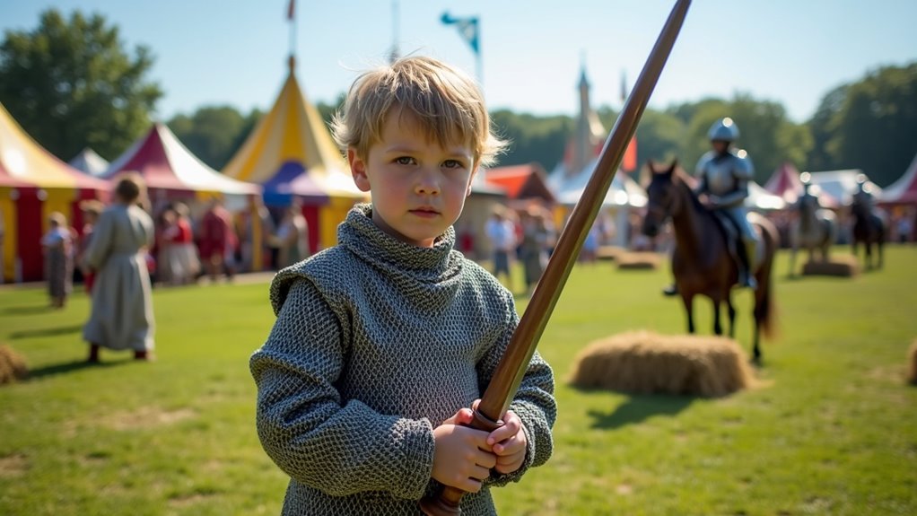 medieval festival battle reenactment