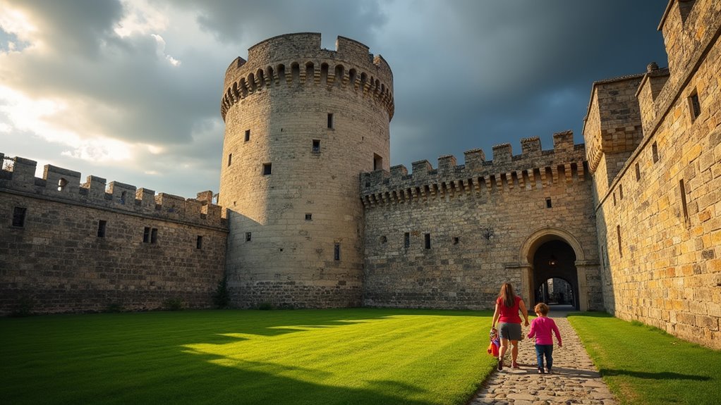 medieval fortress with royal history