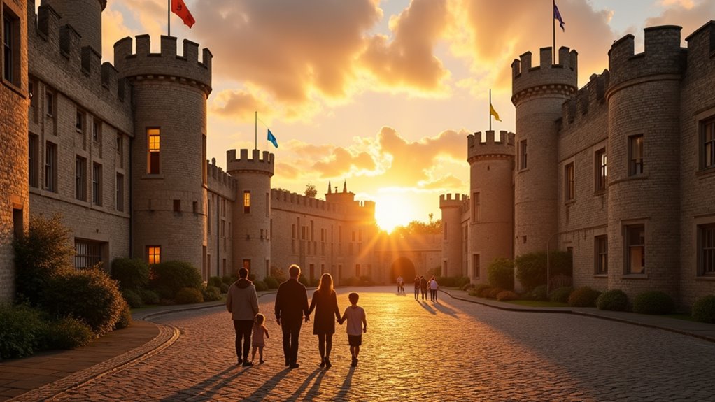 medieval themed family accommodations
