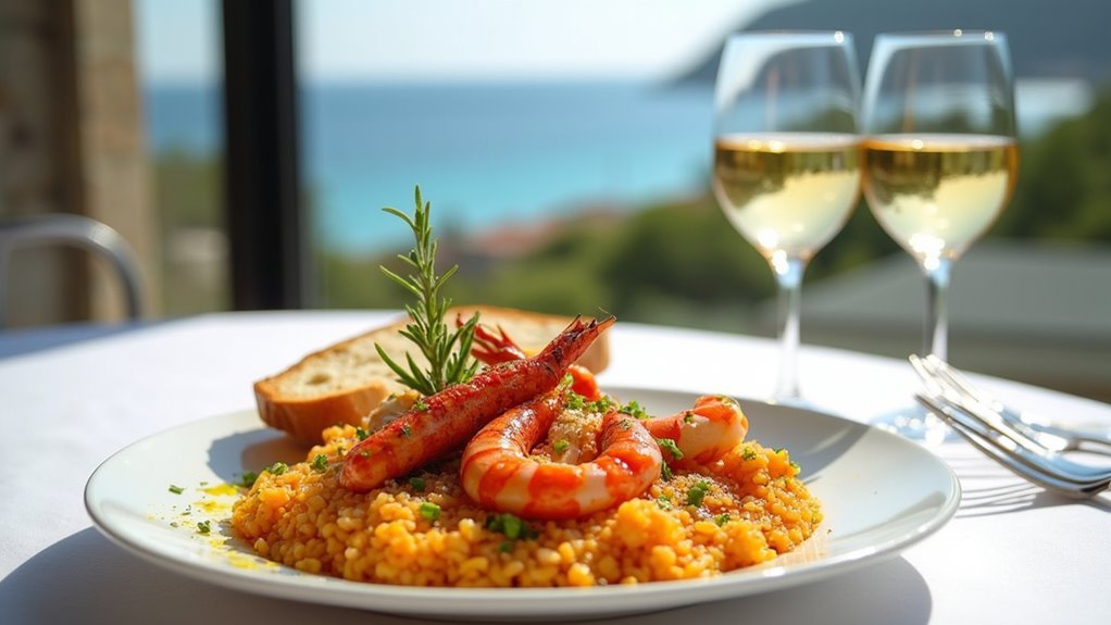 mediterranean seafood family dining