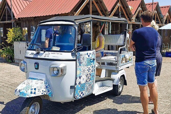 Meet Santa Luzia / Capital do Polvo / Salinas in a 100% electric Tuk Tuk - FAQ about the Electric Tuk Tuk Tour in Tavira
