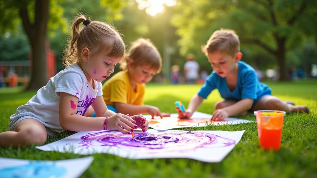 messy toddler sensory play