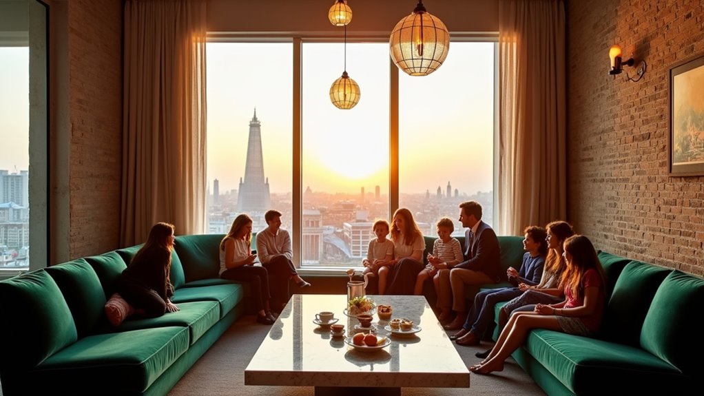 modern family city retreat