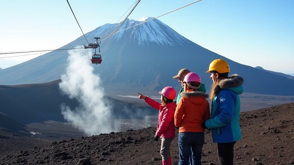 mount etna cable car rides