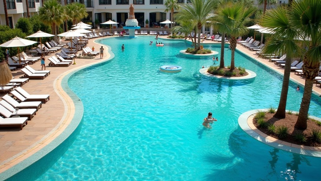 multiple family friendly pool options