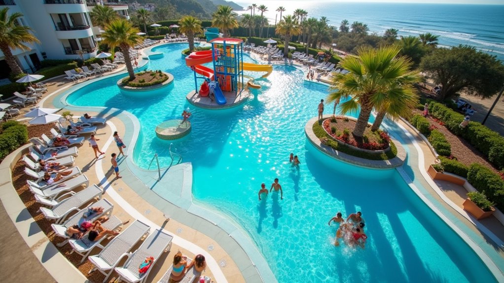 multiple pools including dedicated children s facilities