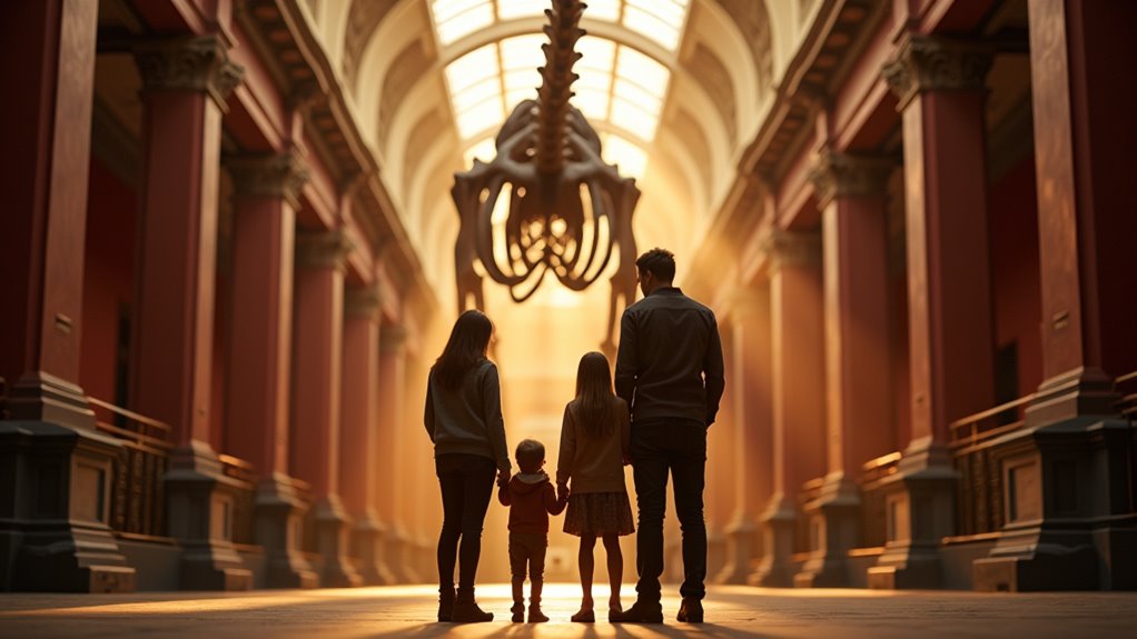 museum exhibits fossils interactive activities