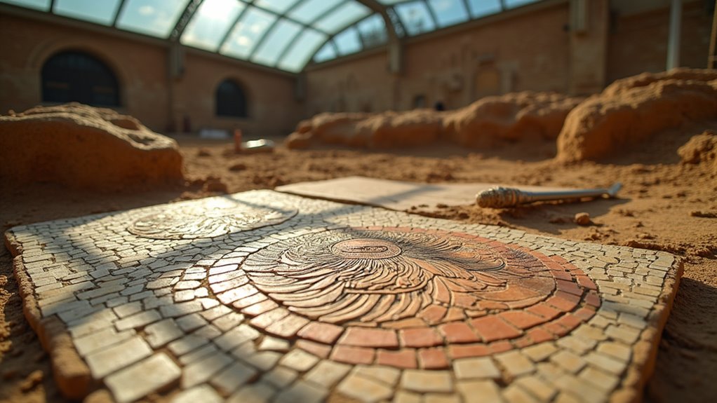 mythological mosaics at brading