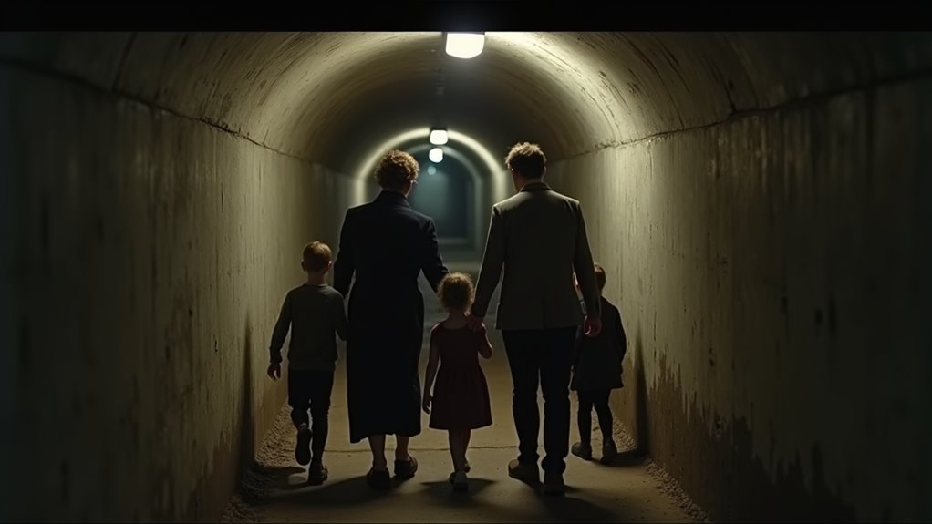 narrow tunnels low ceilings