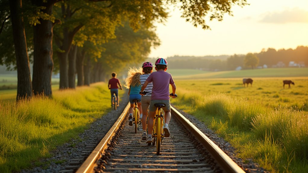 normandy scenic rail bike routes