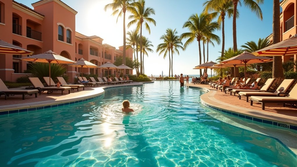 oceanfront pools and family fun