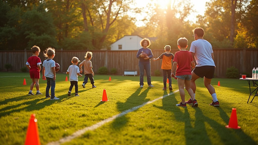 organize fun football tournament