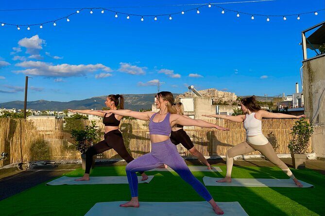 Outdoor Yoga and Pilates with Akropolis view - Key Points
