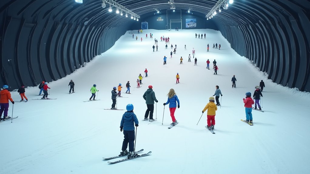 outdoor family ski facility