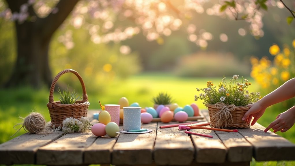 outdoor nature inspired craft activities