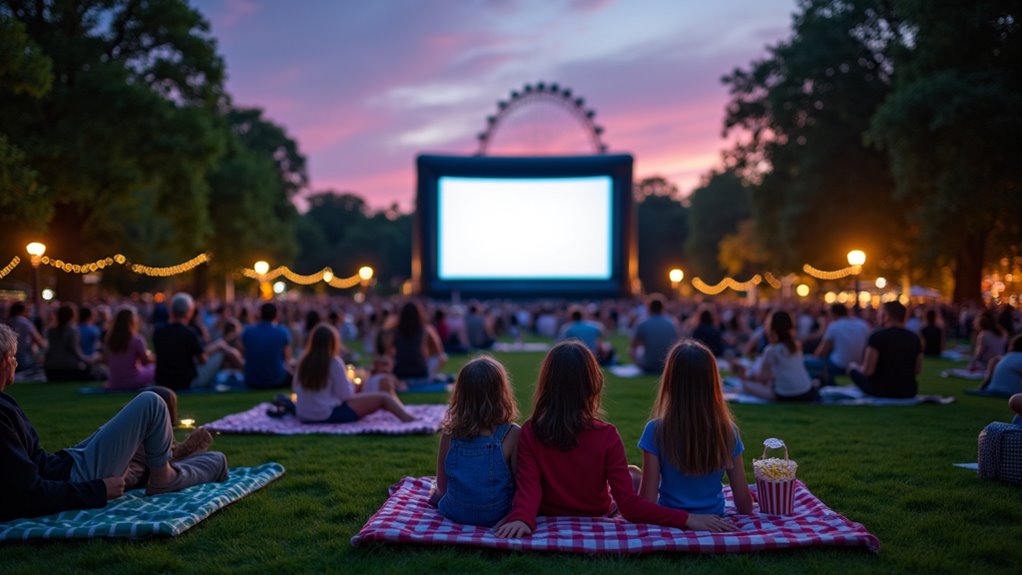 outdoor summer cinema events