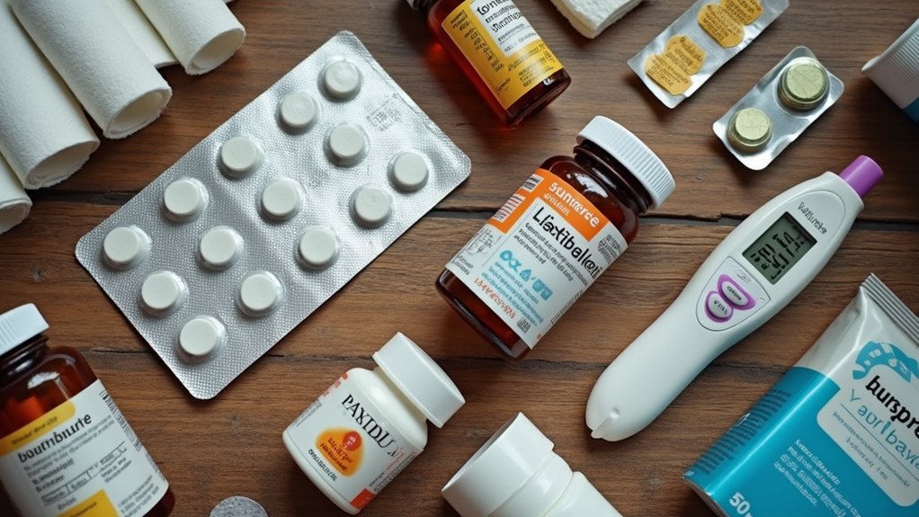 pack medical essentials and hydration