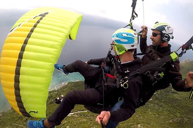 Paragliding Tandem Flight in Corfu - The Takeoff and Flight Experience