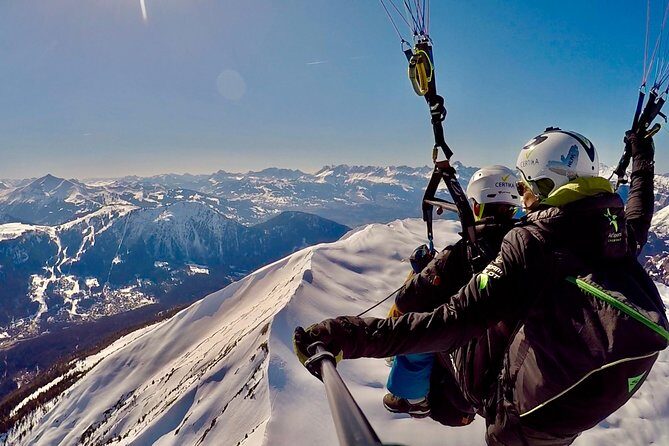 Paragliding Tandem Flight over the Alps in Chamonix - The Flight Itself