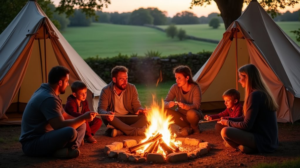 peaceful dorset coastal camping