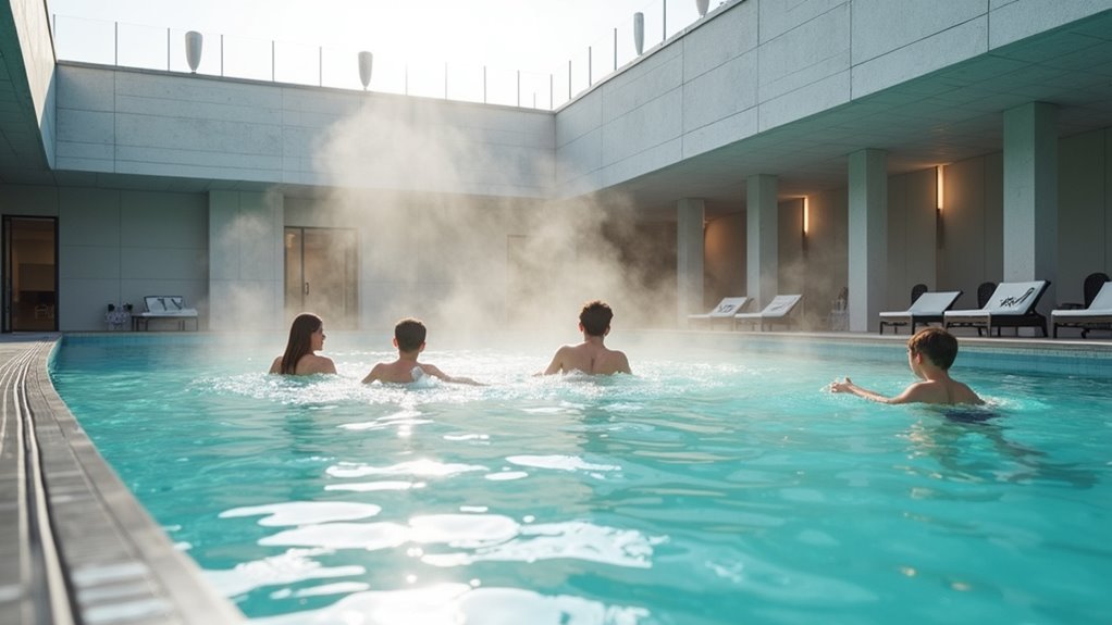 peaceful family friendly thermal complex