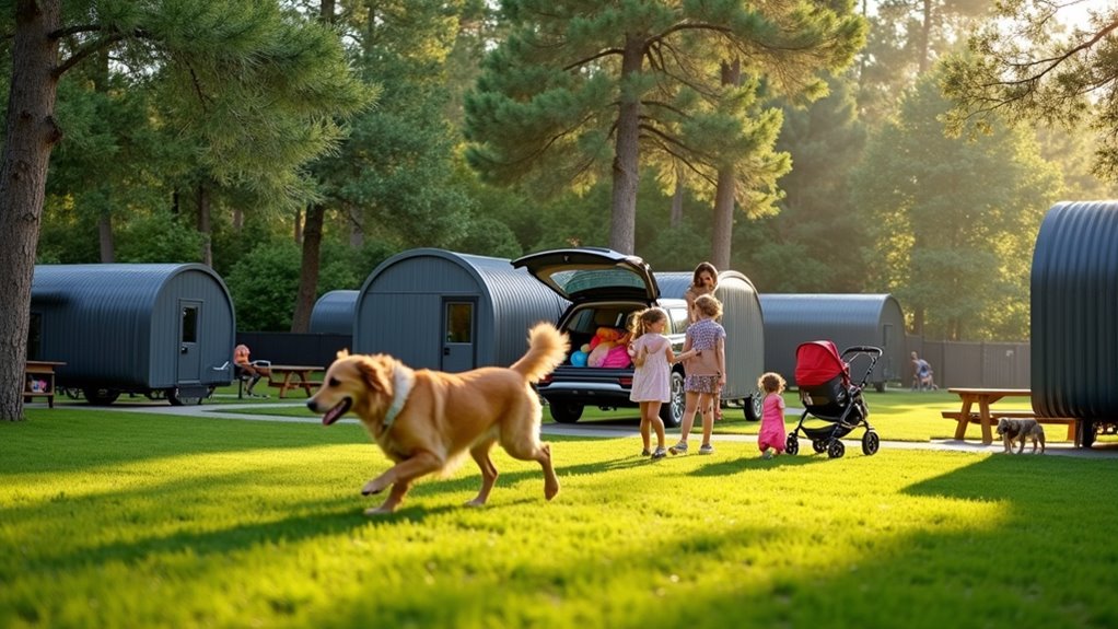 pet friendly camping with amenities