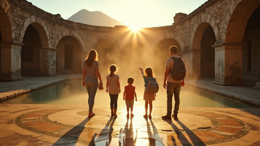 pompeii family bathing experience