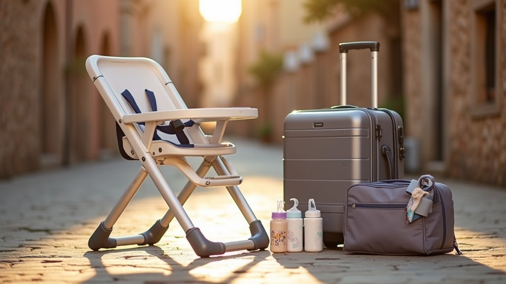 portable foldable toddler high chairs