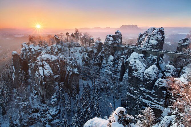 Pravcicka Gate & Bastei Bridge Winter National Park Tour from Prague - The Journey to Czech Switzerland National Park