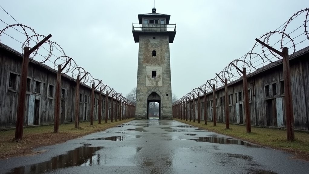 preserved nazi camp site