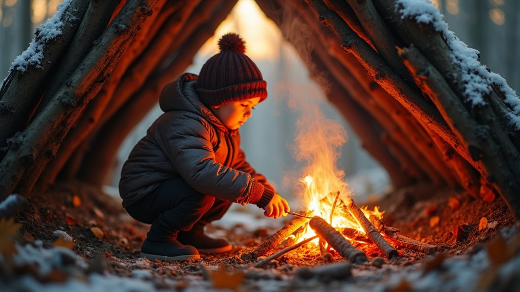 prioritize shelter and stay calm