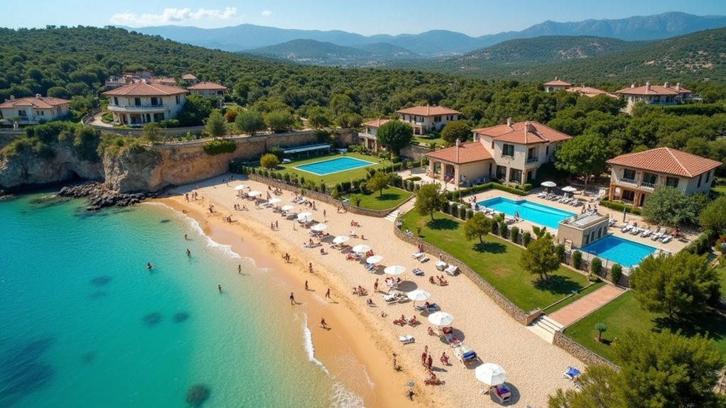 private family beach estate