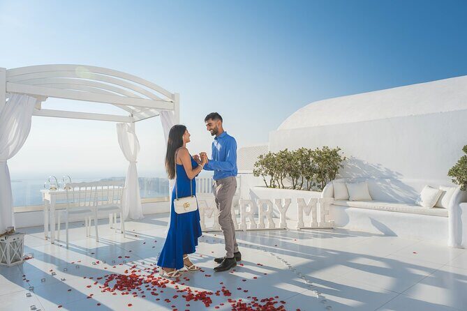 Proposal Photoshoot Santorini - How the Experience Unfolds