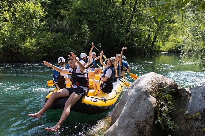 Rafting with cave exploring & cliff jumping |Go Pro 12| - The Guides and Atmosphere