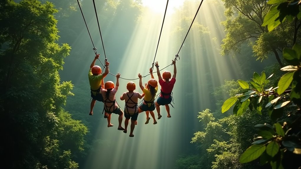 rainforest ziplining safety precautions
