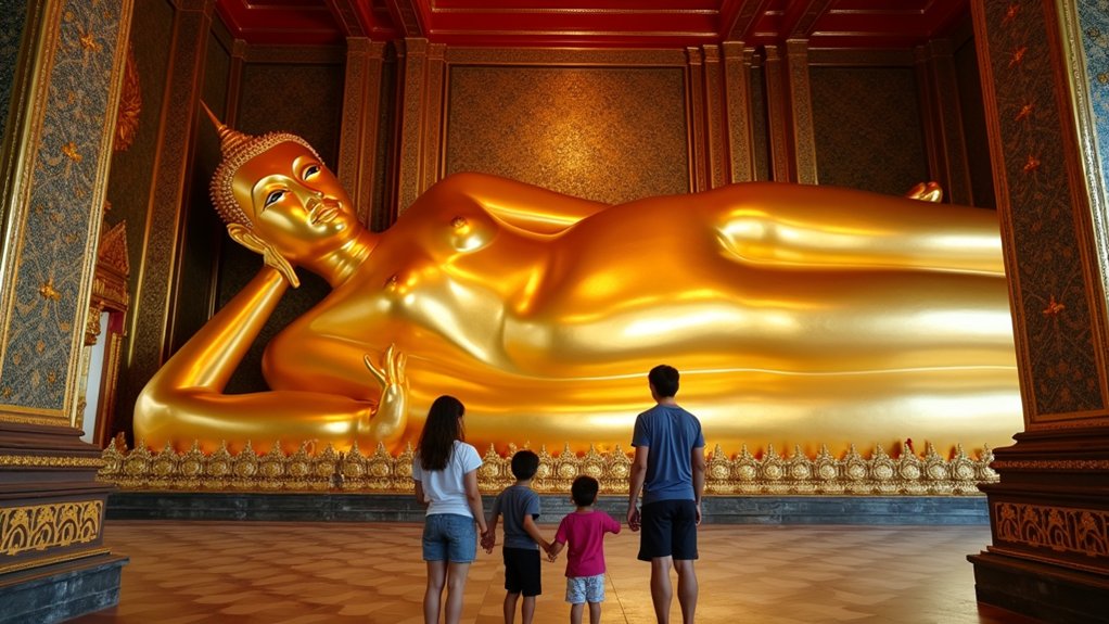 reclining buddha ornate educational