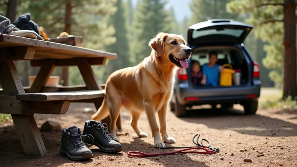 regular breaks for dog exercise