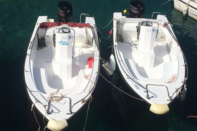 RENT A BOAT 5,5m - 30hp LICENSE FREE Chora Sfakion, Sfakia - The Itinerary: What’s on the Water?