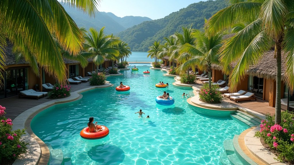 resort pools with scenic views