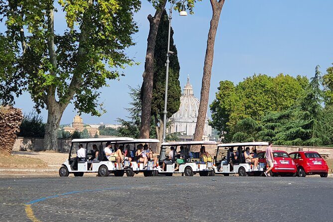 Rome in a Day golf cart tour for cruisers with Pizza & Gelato - Guides and Group Size