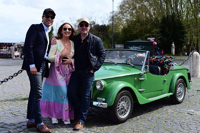 Rome Panoramic Tour by Vintage Classic Cabriolet Car or Vintage Minibus - FAQs