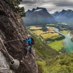 Romsdalsstigen Via Ferrata - Westwall - The Scenery and the Climb