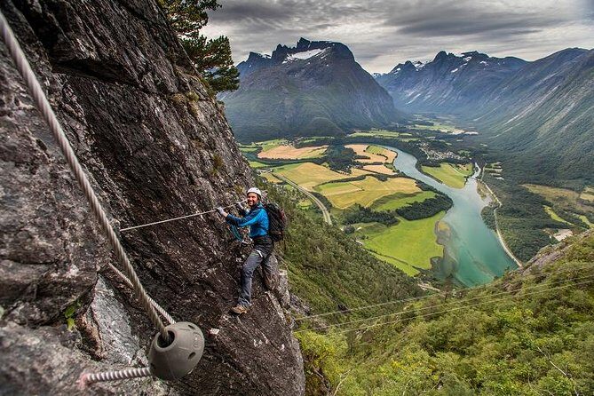 Romsdalsstigen Via Ferrata - Westwall - The Scenery and the Climb
