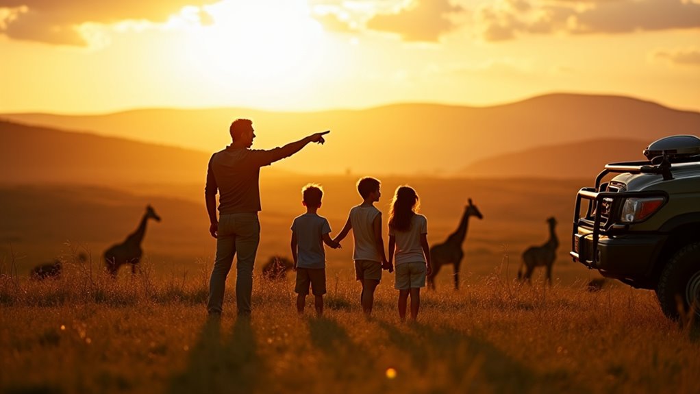 safari drive and animal encounters